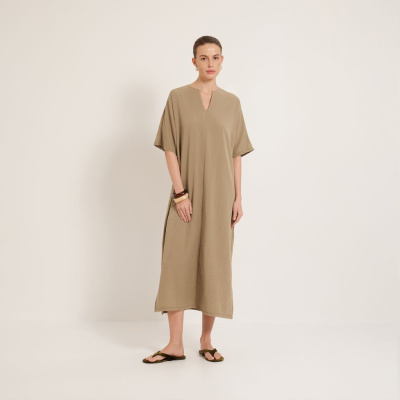 Платье Respiro, серо-зеленое