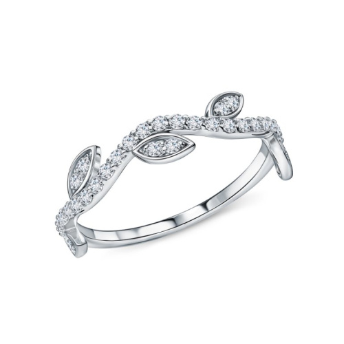 Серебряное кольцо с фианитами