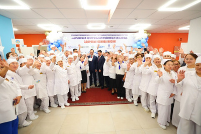 В Амгинском районе Якутии открылась современная поликлиника / Саина Титова   