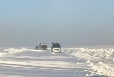 В двух районах Якутии на автодороге «Сангар» затруднен проезд / ЯСИА   