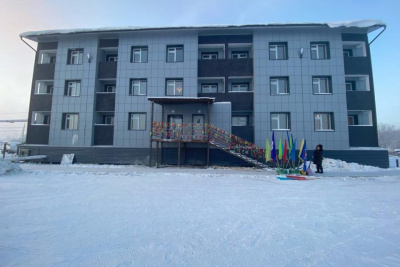 В селе Петропавловск Усть-Майского района ввели первый каменный жилой дом / ЯСИА   