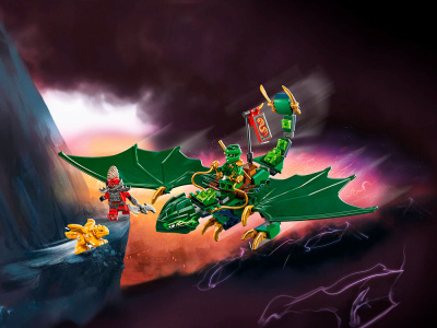Ninjago 71829 Конструктор Зеленый лесной дракон Ллойда