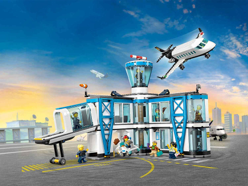 City 60502 Конструктор Аэропорт с самолетом