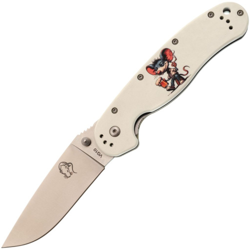 Складной нож Steelclaw "Крыса" Beer, сталь VG10, рукоять G10