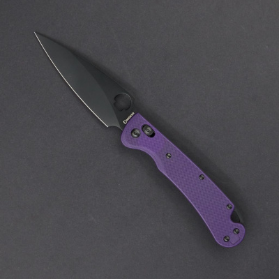 Складной нож Daggerr Sting Slim Purple BW, сталь VG-10, рукоять G10