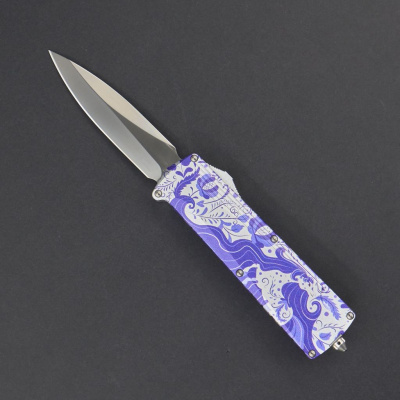 Автоматический нож Daggerr Koschei Gzhel (Кощей), сталь D2