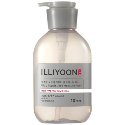 Мягкий увлажняющий гель для душа ILLIYOON Ultra Repair Deep Moisture Wash