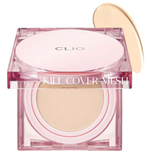 Увлажняющий кушон с сияющим финишем CLIO Kill Cover Mesh Glow Cushion SPF50+ PA++++ 3 Linen