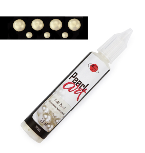 Краска для создания жемчужин Таир "Pearl Art" 25 мл Жемчужно-Золотистый