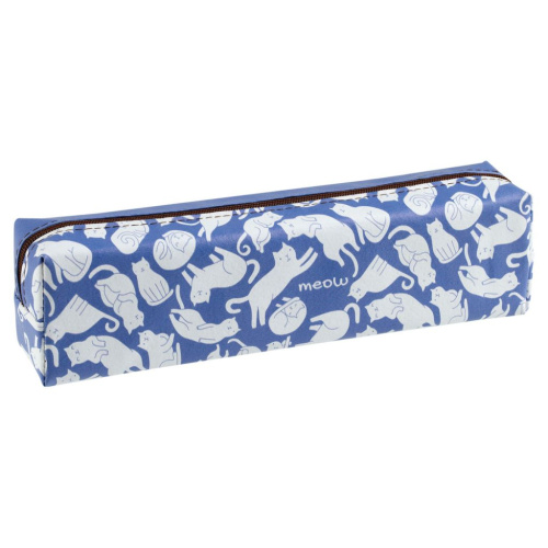 Пенал мягкий MESHU "Meow" 20х5,5х4 см, искусственная кожа