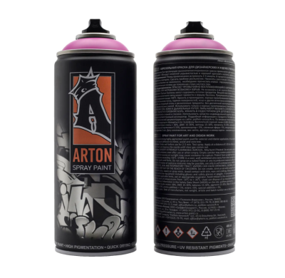 Краска для граффити Arton 400 мл в аэрозоли, Fuchsia