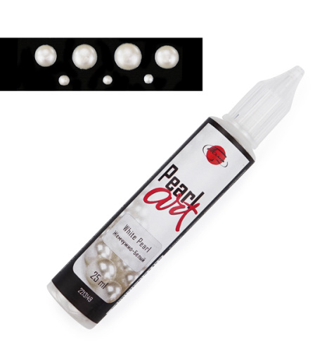 Краска для создания жемчужин Таир "Pearl Art" 25 мл Жемчужно-Белый