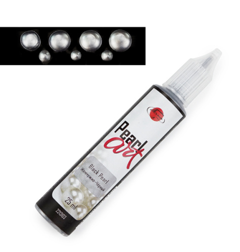 Краска для создания жемчужин Таир "Pearl Art" 25 мл Жемчужно-Черный