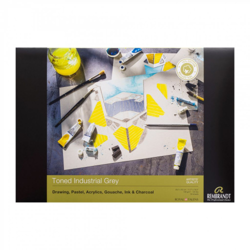 Альбом-склейка для пастели Talens "Rembrandt" серые тона, 29х42 см 30 л 180 г