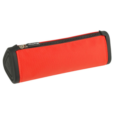 Пенал мягкий 1 отделение, Berlingo "Black and orange" 220*70*70 мм, полиэстер