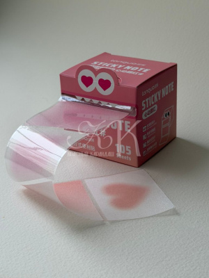 Блок стикеров для заметок Languo, 7х5 см, 105 листов, розовый