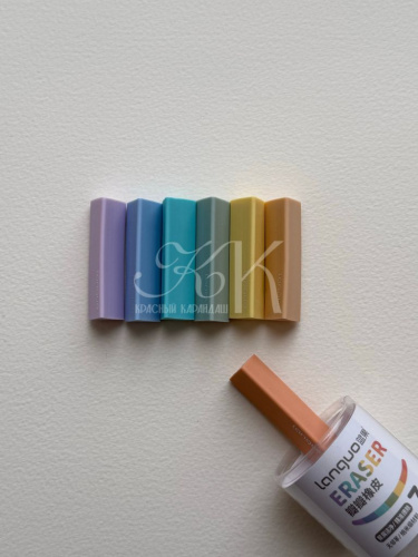 Набор ластиков Languo 7 шт, 16,4х18,6х55 мм 2