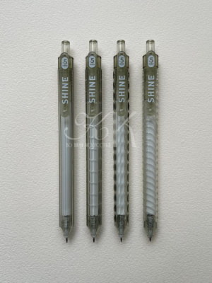 Набор ручек гелевые Languo, 0,5 мм, 4 шт, черная