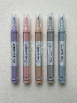 Набор текстовыделителей Languo, 5 цветов с глиттером