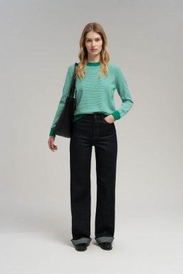 Джемпер полуприлегающего кроя с хлопком