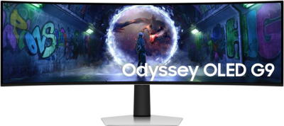 Монитор 49" Samsung Odyssey G9 LS49DG932SIXCI 5120x1440 LED, 32:9, OLED, 250cd, 1M:1, 0.03ms, 178/178, curved 1800R, DP, HDMI, USB, 240Hz, Tilt, HAS,
