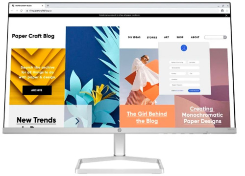 Монитор 23,8" HP 524sw S5 94C21AS 1920x1080, IPS, 16:9, 5ms, 1500:1, 300cd, VGA, HDMI, 100Hz