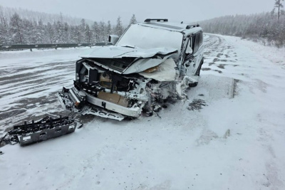 На федеральной трассе в Якутии иномарка выехала на встречную полосу, один человек погиб / ЯСИА   Республика Саха (Якутия)