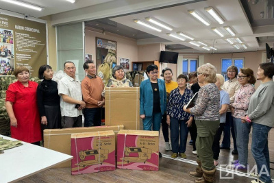 Волонтерскому швейному цеху в Якутске подарили дополнительное оборудование / Майя Гоголева Якутск Якутск Республика Саха (Якутия)