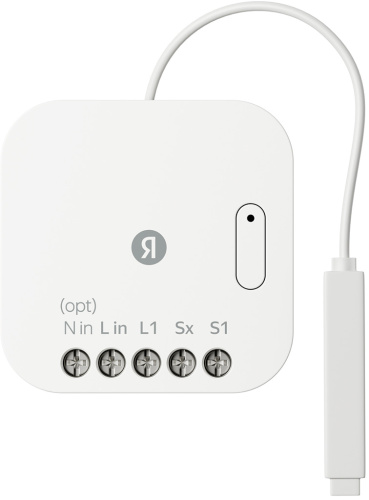 Умное реле Яндекс Zigbee одноканальное YNDX-00537 белое