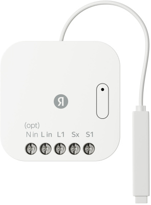 Умное реле Яндекс Zigbee одноканальное YNDX-00537 белое