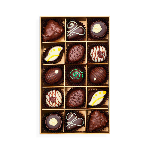 Набор шоколадных конфет ручной работы, Красный Октябрь, 160 гр., без подар. упак.