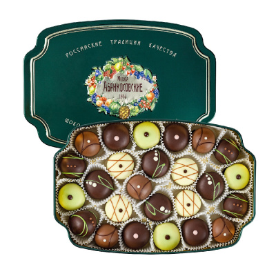 Набор шоколадных конфет Абрикосовские, Красный Октябрь, 295 гр.