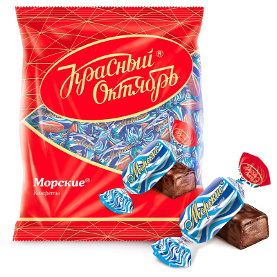 Конфеты Морские, Красный Октябрь, 250 гр.