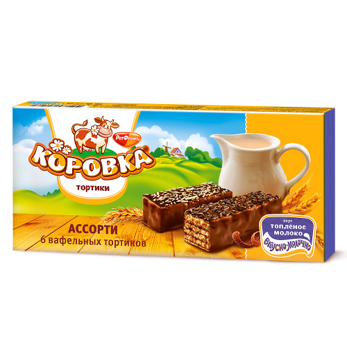 Ассорти тортиков Коровка, Рот Фронт, 200 гр.