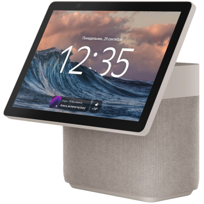 Умная колонка Яндекс.Станция Дуо Макс с Алисой (YNDX-00055BIE) (Бежевый)