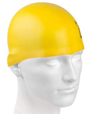 Силиконовая шапочка для плавания Silicone Junior Solid