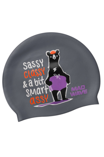 Силиконовая шапочка для плавания Smart assy