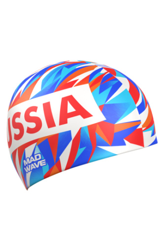 Силиконовая шапочка для плавания Russia