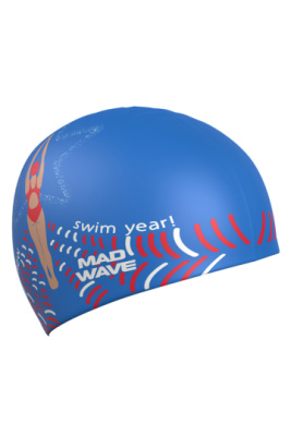 Силиконовая шапочка для плавания Happy New Year