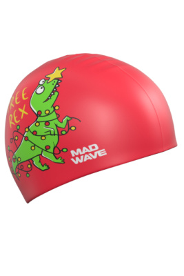 Силиконовая шапочка для плавания Happy New Year