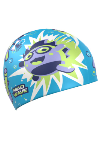 Силиконовая шапочка для плавания Mad Bubble cap