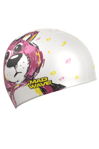 Силиконовая шапочка для плавания Shaggy bear