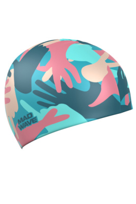 Силиконовая шапочка для плавания Hands