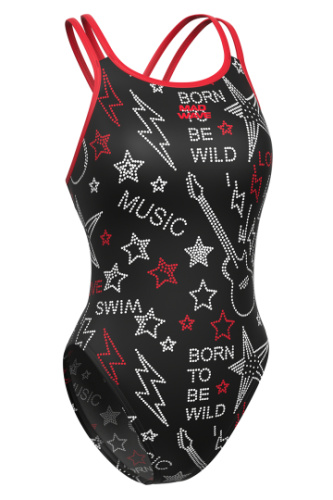 Спортивный купальник для плавания Crossback HiClo N7