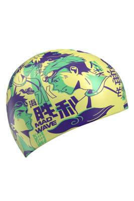 Силиконовая шапочка для плавания Anime