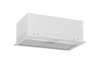 Полновстраиваемая вытяжка KRONA ALENA 500 GLASS WH SGC DN