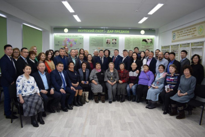В АГАТУ открыли брендированную аудиторию предприятия «Якутский скот» / ЯСИА   