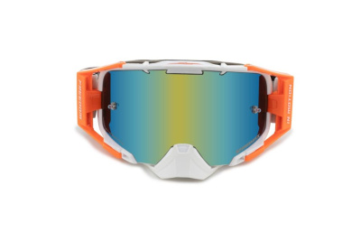 Очки кроссовые Sharmax White/Orange