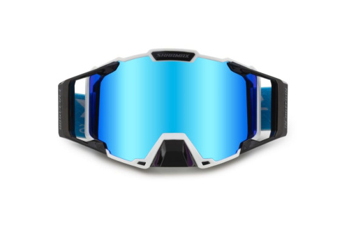 Очки кроссовые Sharmax Premium White/Blue