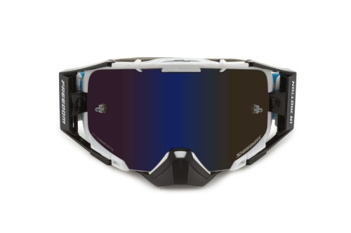 Очки кроссовые Sharmax White/Blue